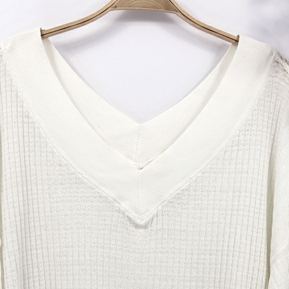 NEW Free People We The Free South Side Thermal Top in white sz XS - Picture 7 of 12